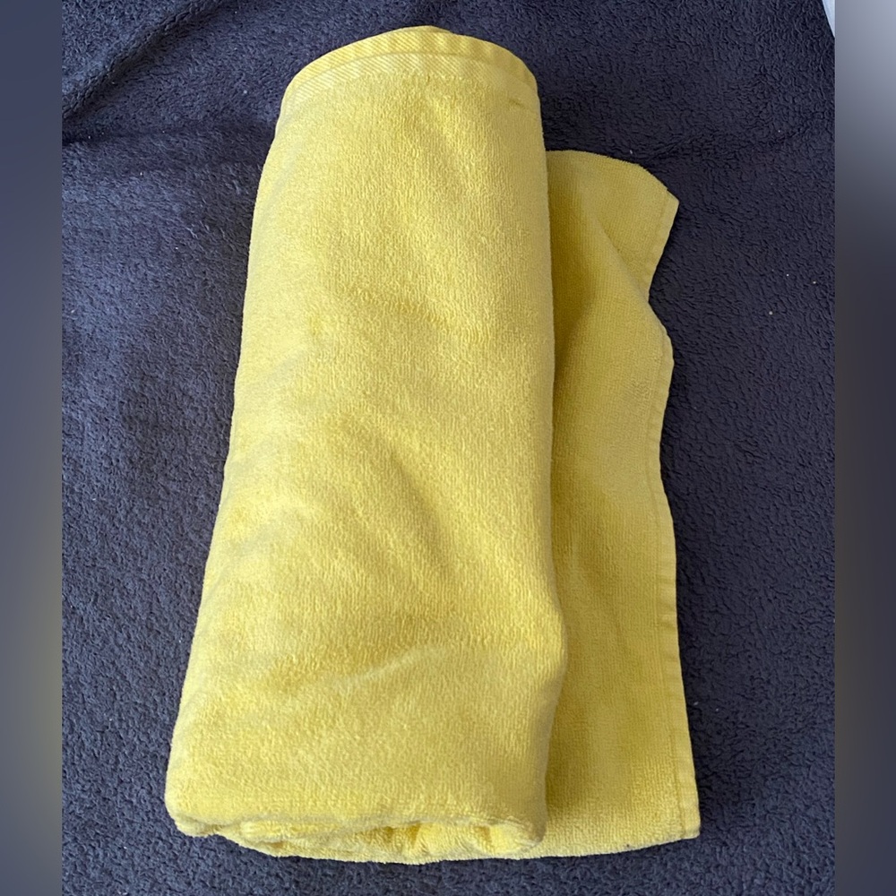 Simons Yellow Beach Towel